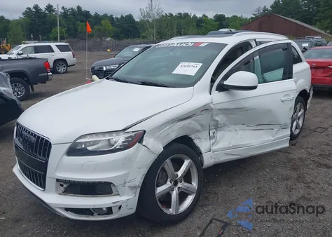 2014 Audi Q7 3.0T S Line Prestige from USA, damaged, VIN WA1DGAFE5ED013911